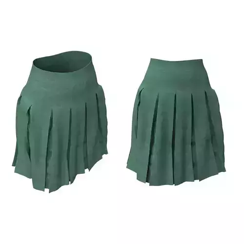 skirt stitched 3D model