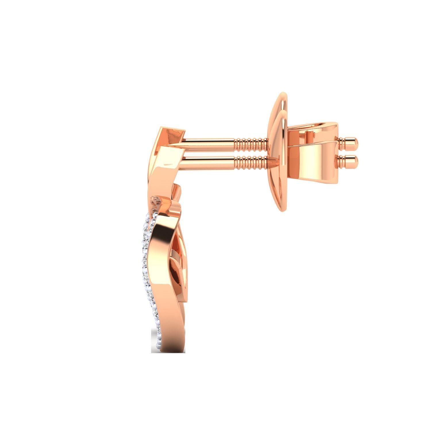 Women earrings 3dm render detail 3D print model 3D print model_6