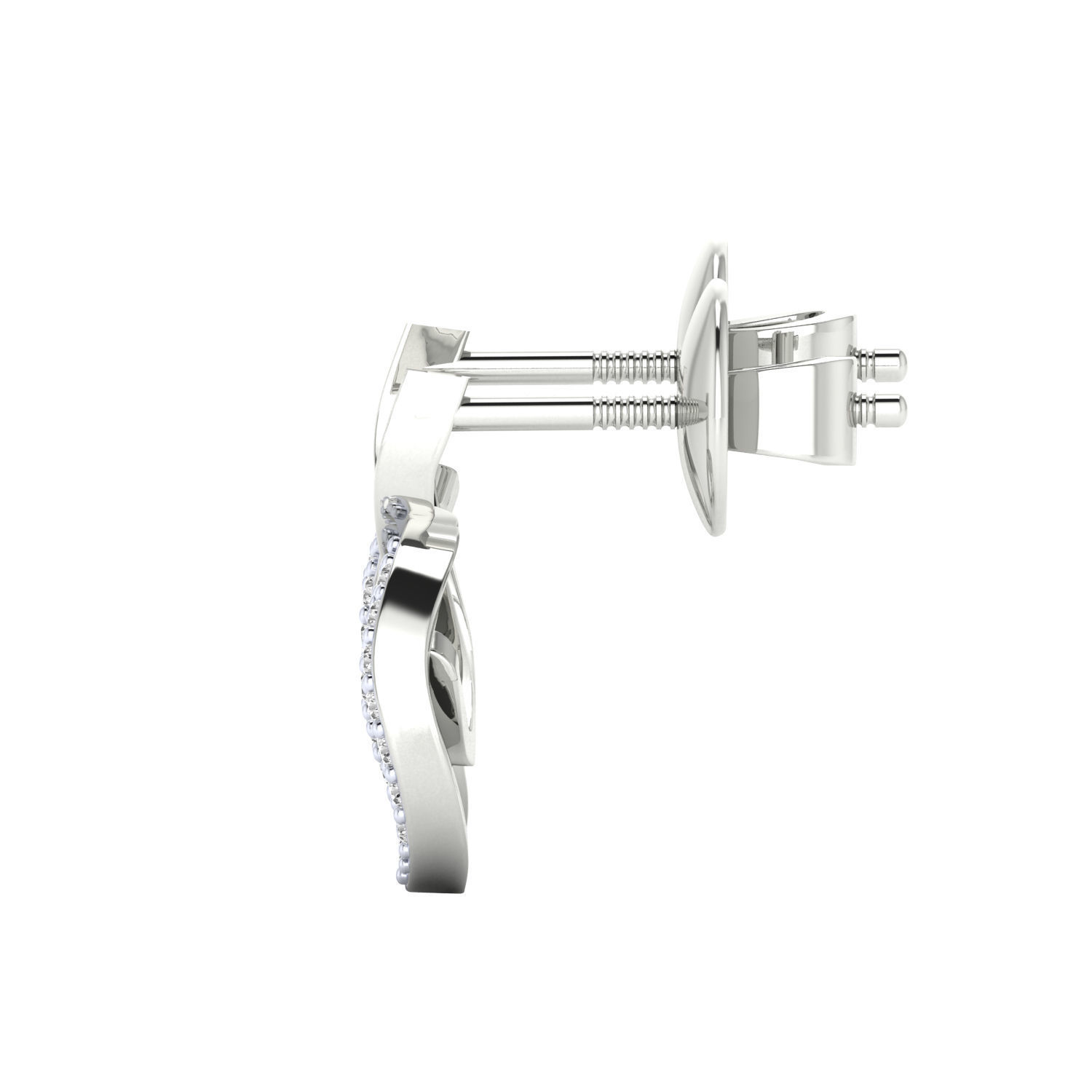 Women earrings 3dm render detail 3D print model 3D print model_7