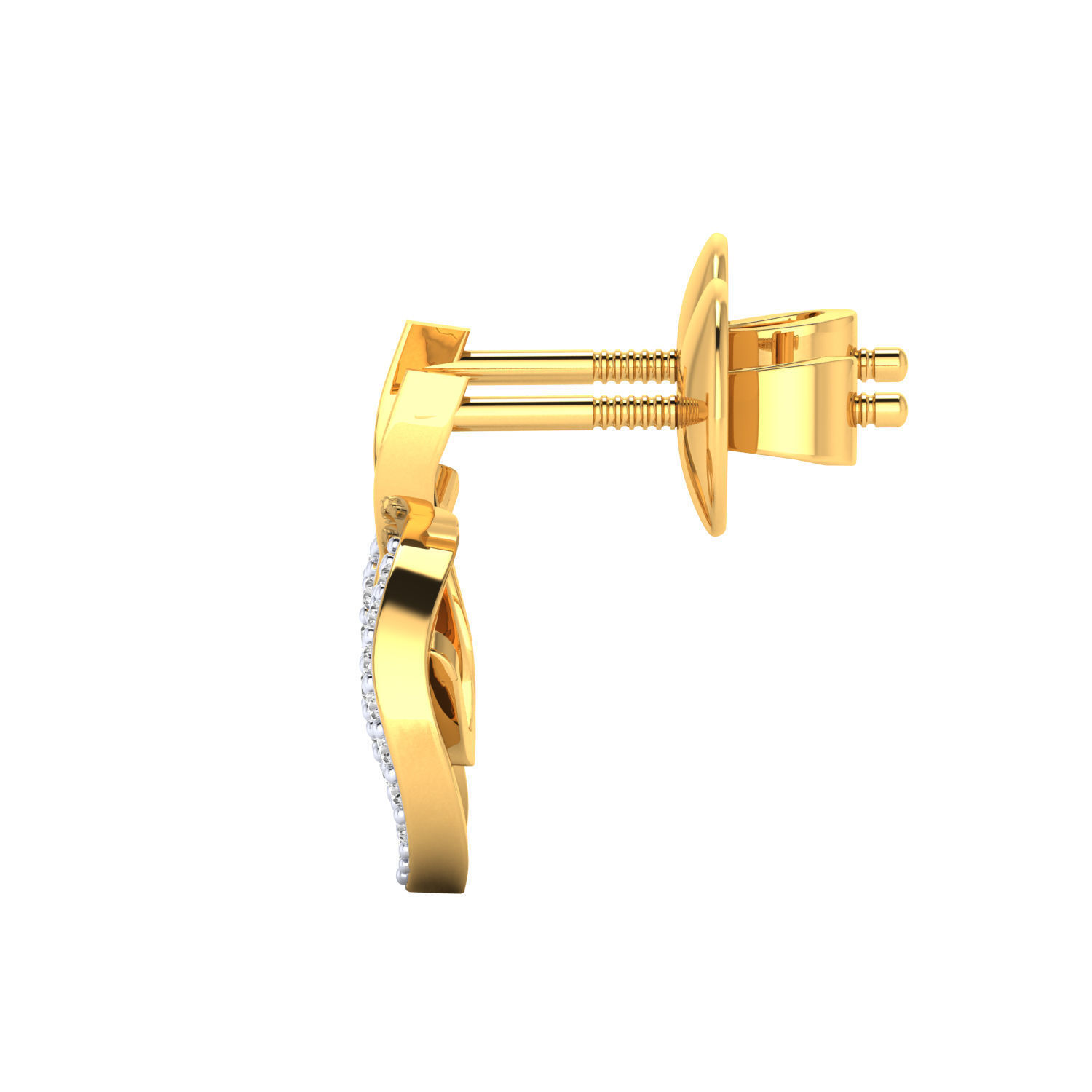 Women earrings 3dm render detail 3D print model 3D print model_9