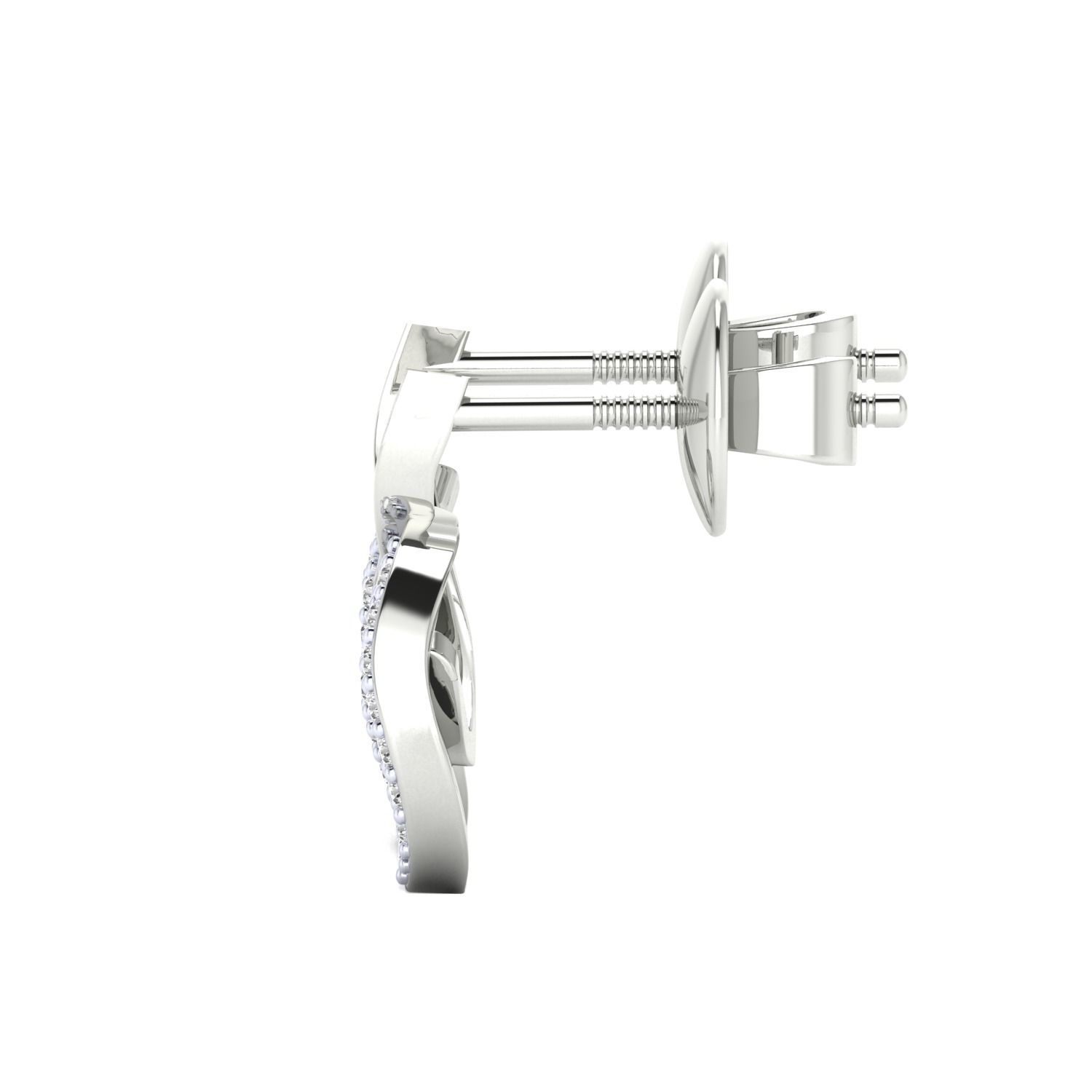 Women earrings 3dm render detail 3D print model 3D print model_8