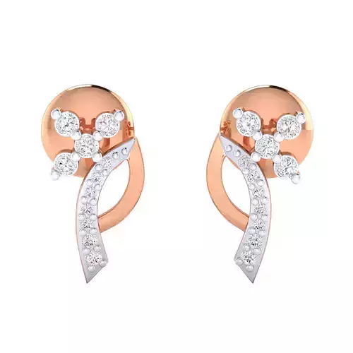 Women earrings 3dm render detail 3D print model