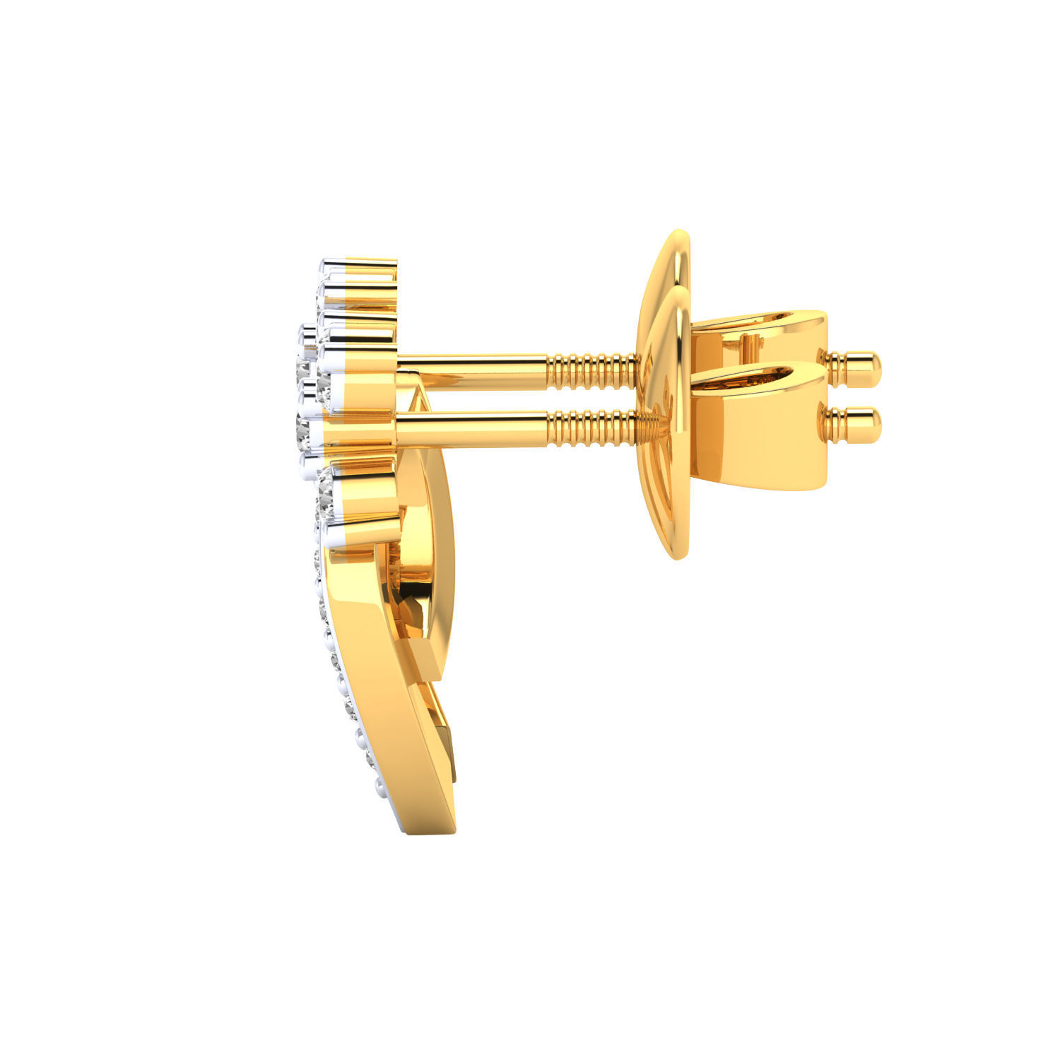 Women earrings 3dm render detail 3D print model 3D print model_13