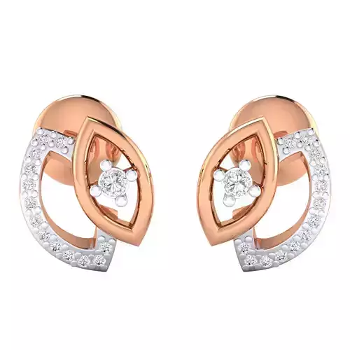 Women earrings 3dm render detail 3D print model 3D print model