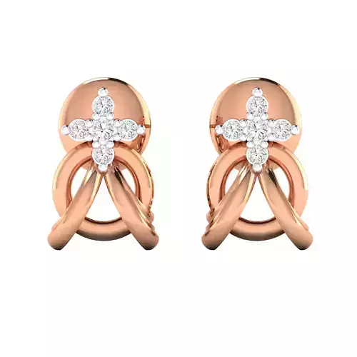 Women earrings 3dm render detail 3D print model 3D print model