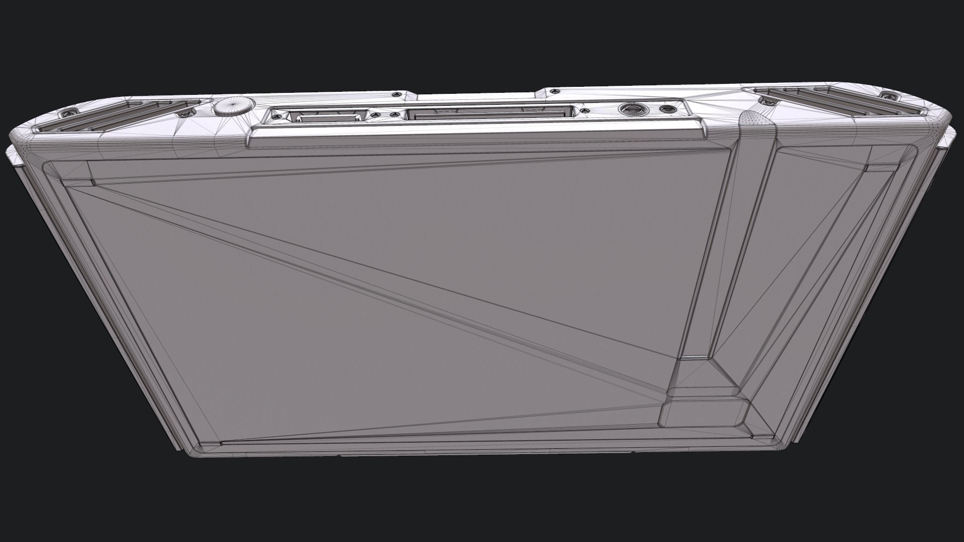 Sci-fi Control Screen Low-poly 3D model_13