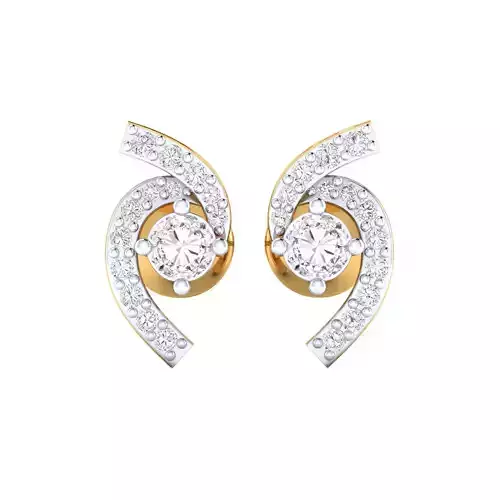 Women earrings 3dm render detail 3D print model 3D print model