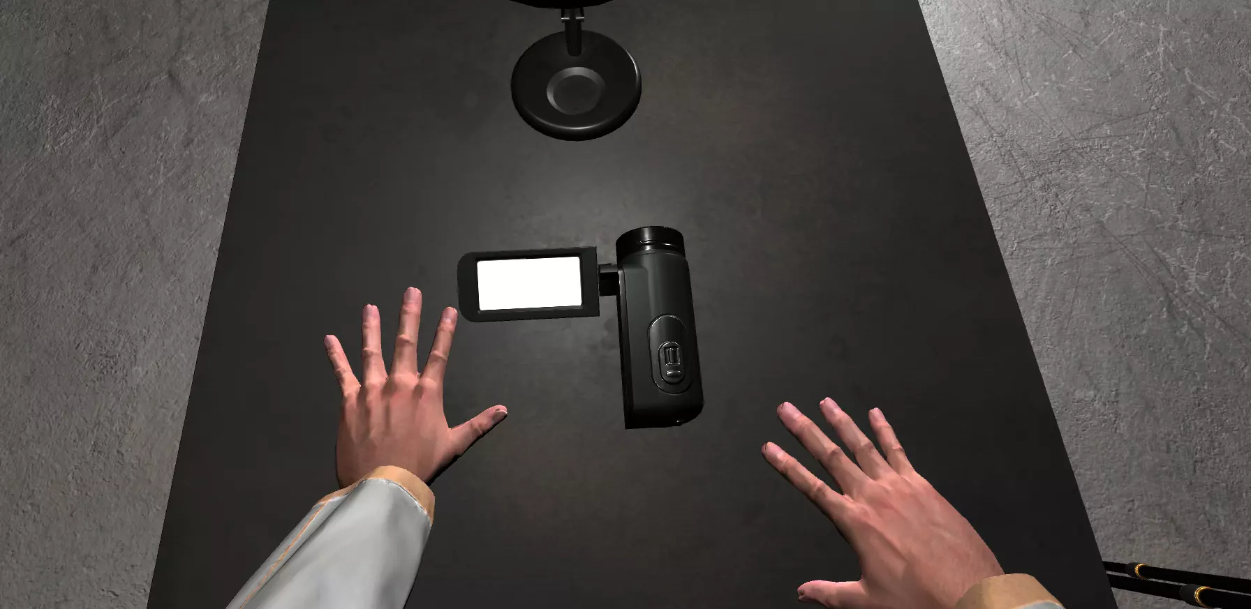 Video Camera Low-poly 3D model