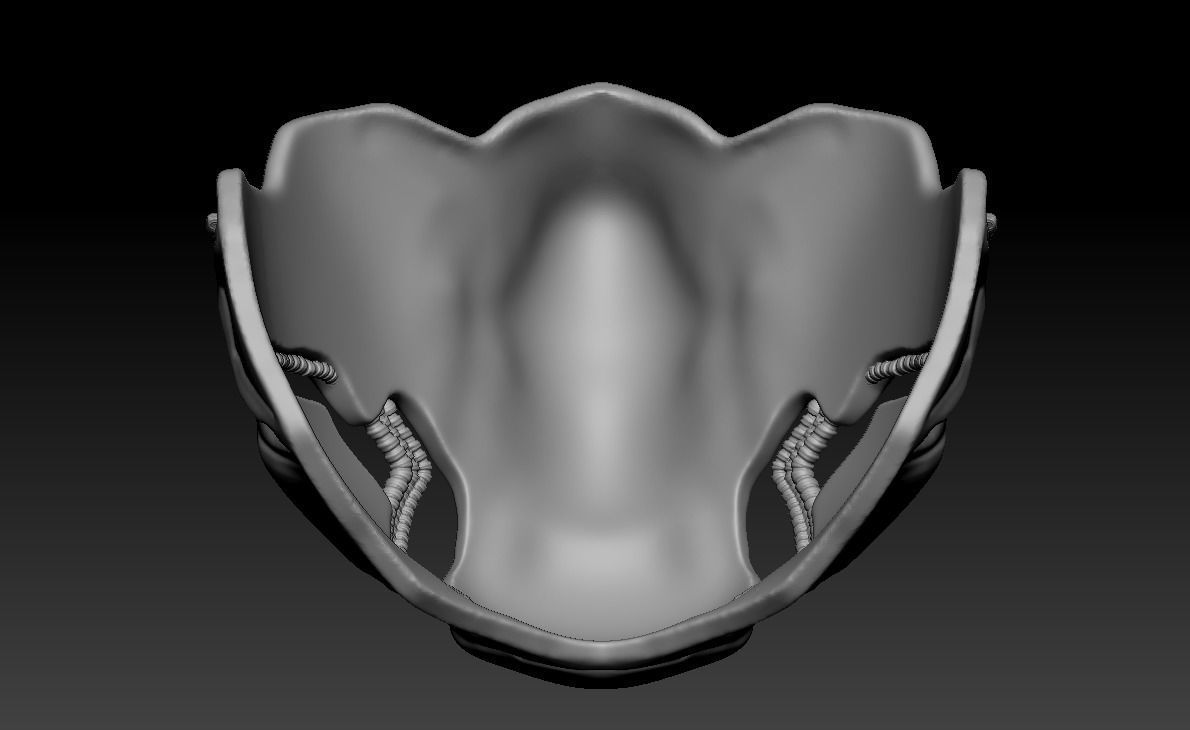 Black Panther Half Mask 3D print model_10