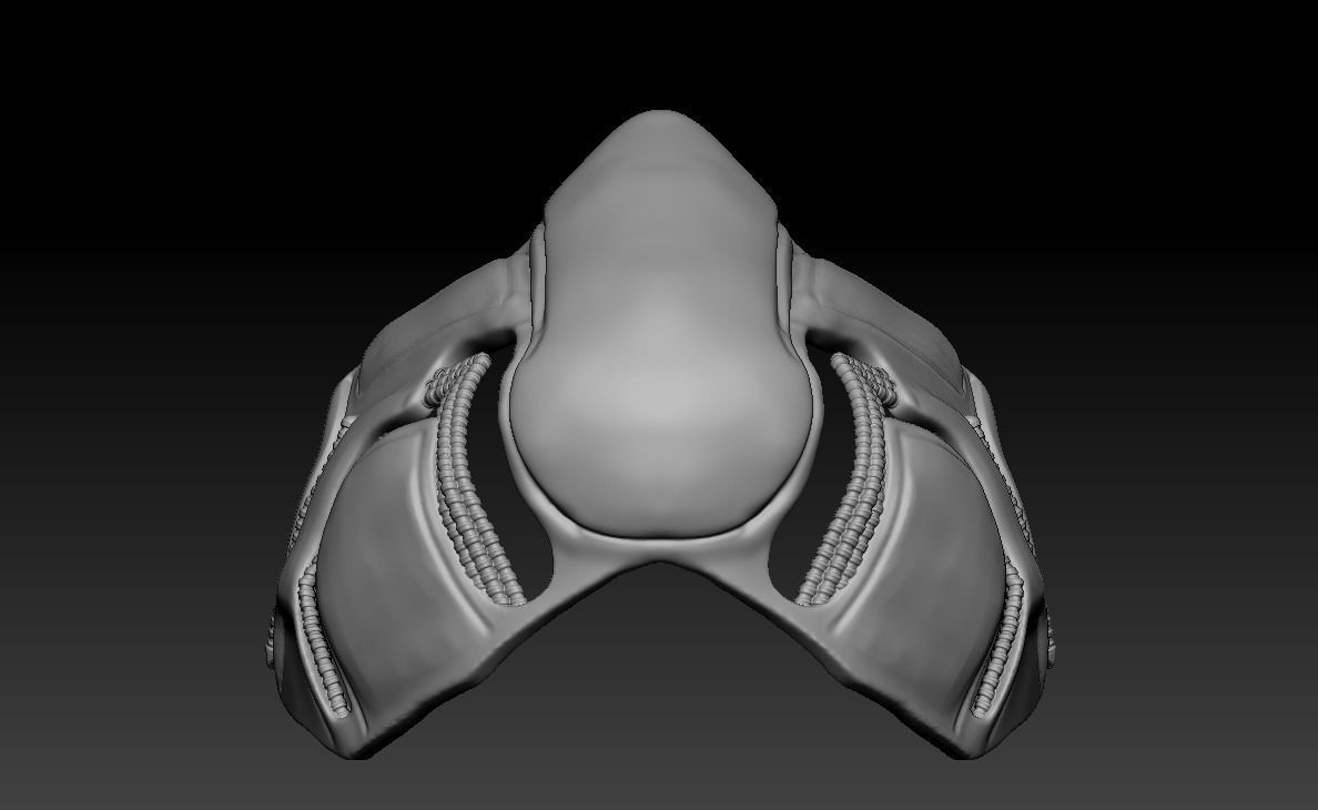 Black Panther Half Mask 3D print model_13
