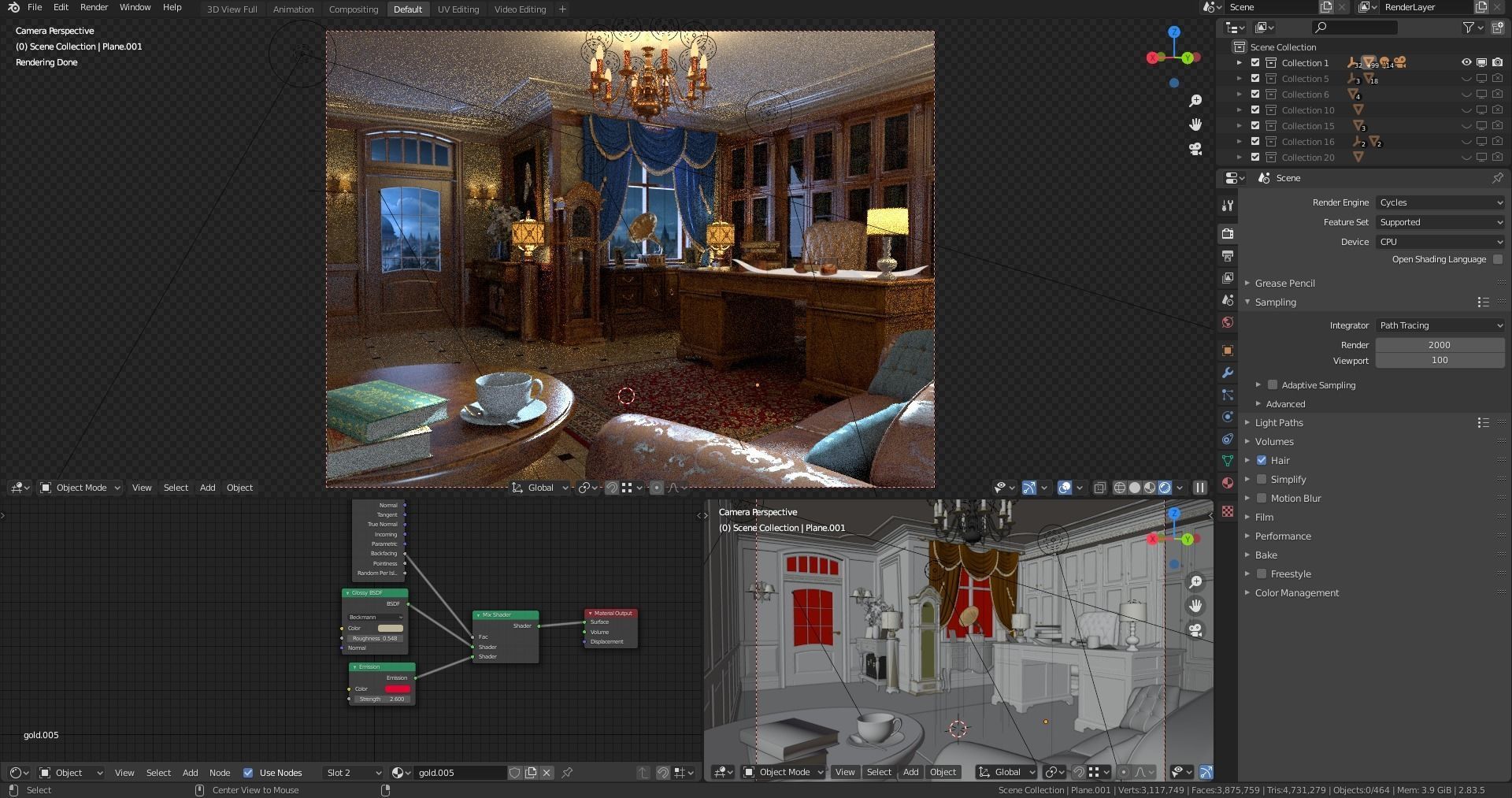Cabinet Hidden Object Game Location 3D model_3