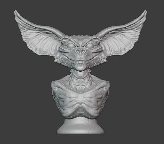 Gremlin Bust 3D print model