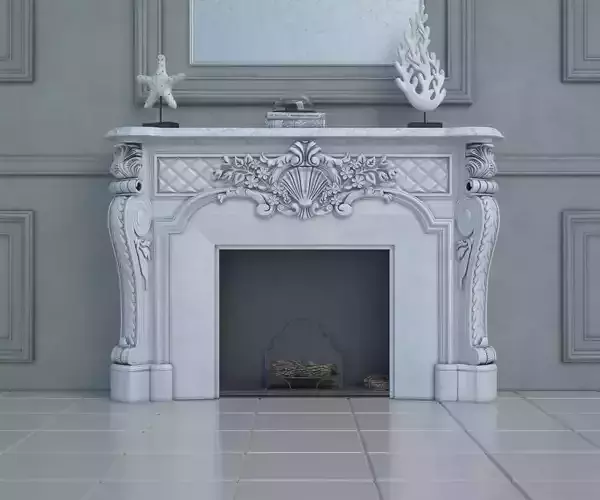 Classic Marble Fireplace