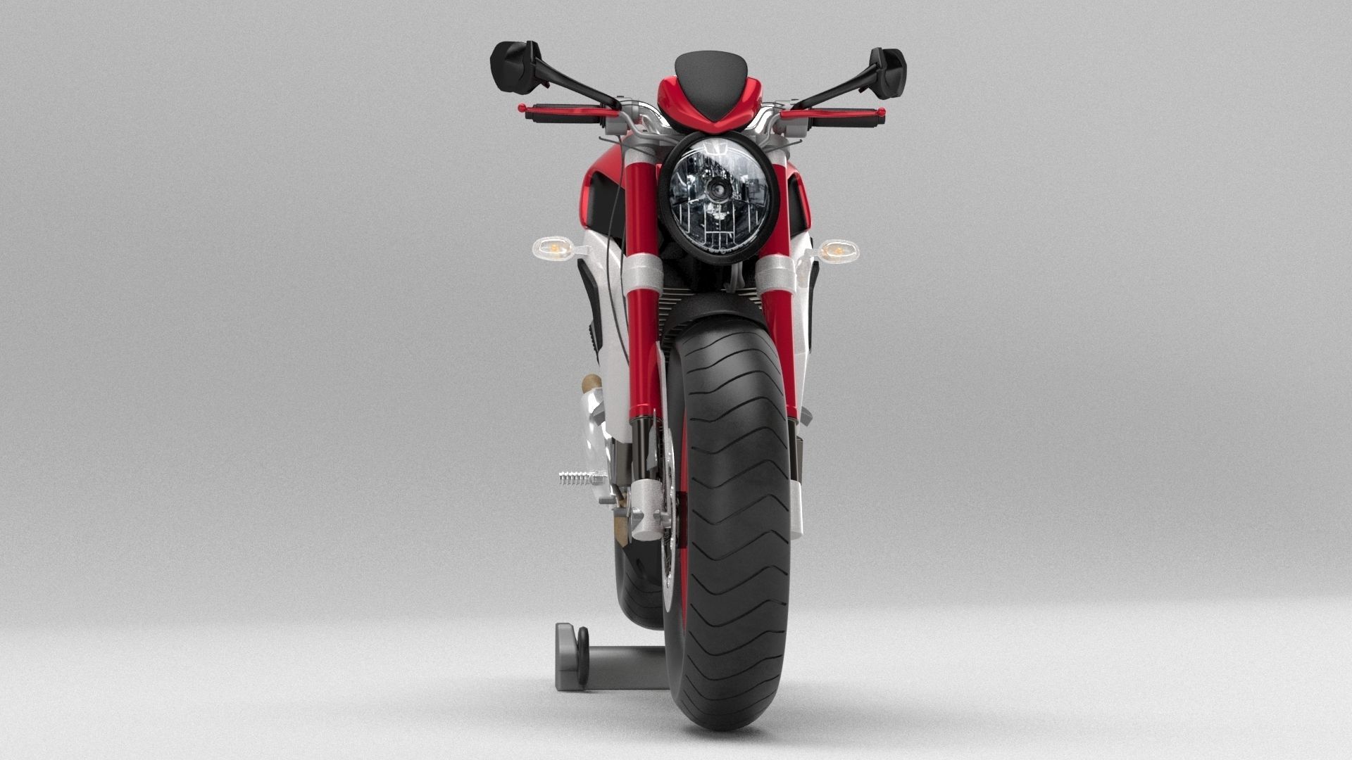 MV Agusta Brutale 3D Bike model 3D model_1