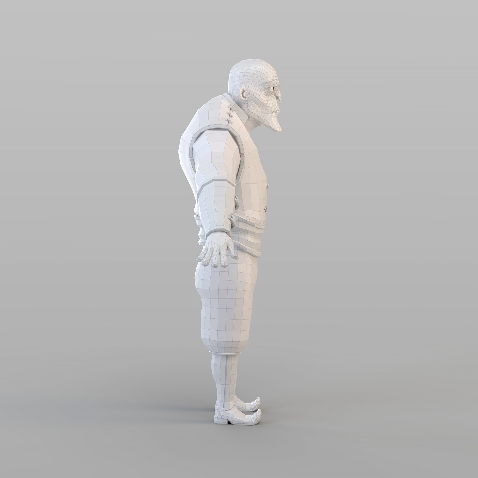 Cartoon Barbar Man 3D model_8