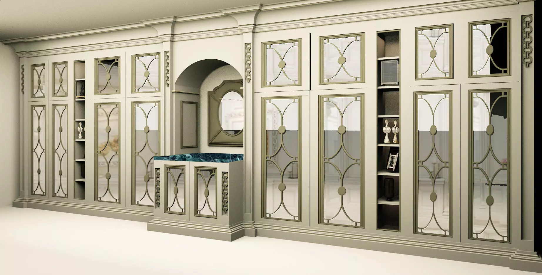 Dressing cabinet Free low-poly 3D model