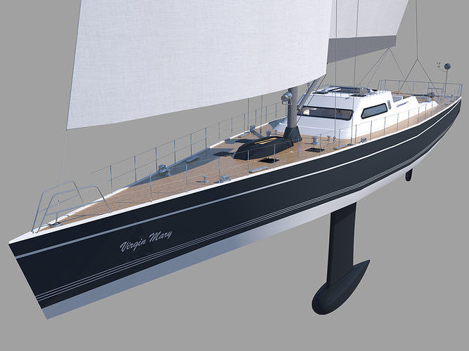 Sailboat 3D model