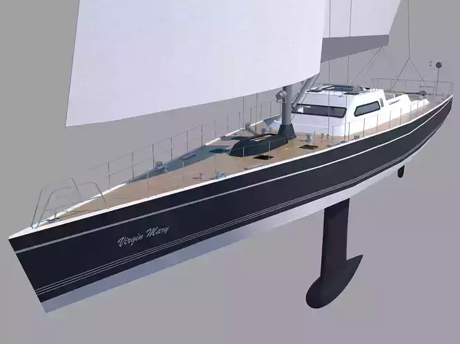 Sailboat 3D model