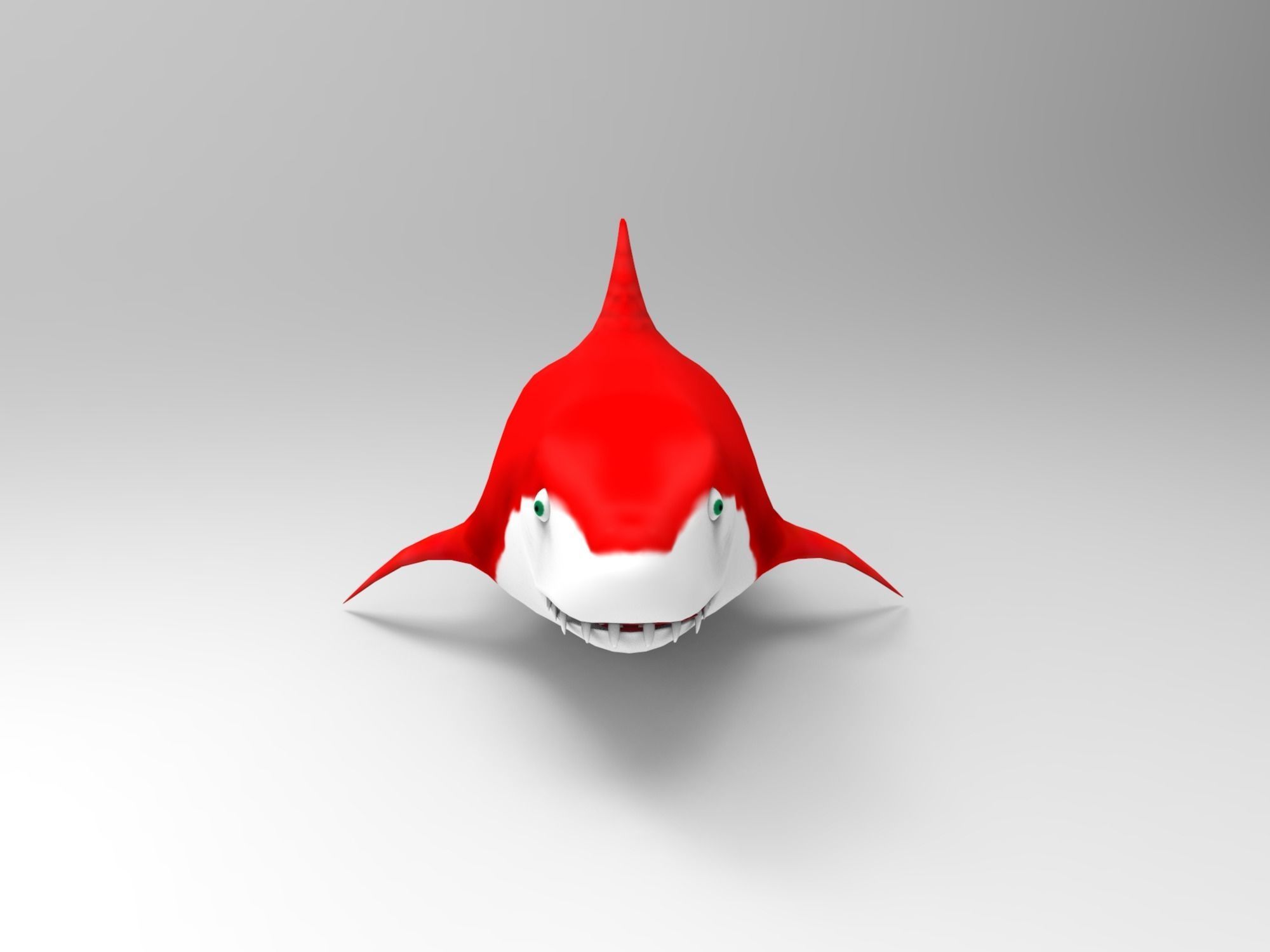 Shark Pack Low-poly 3D model_9