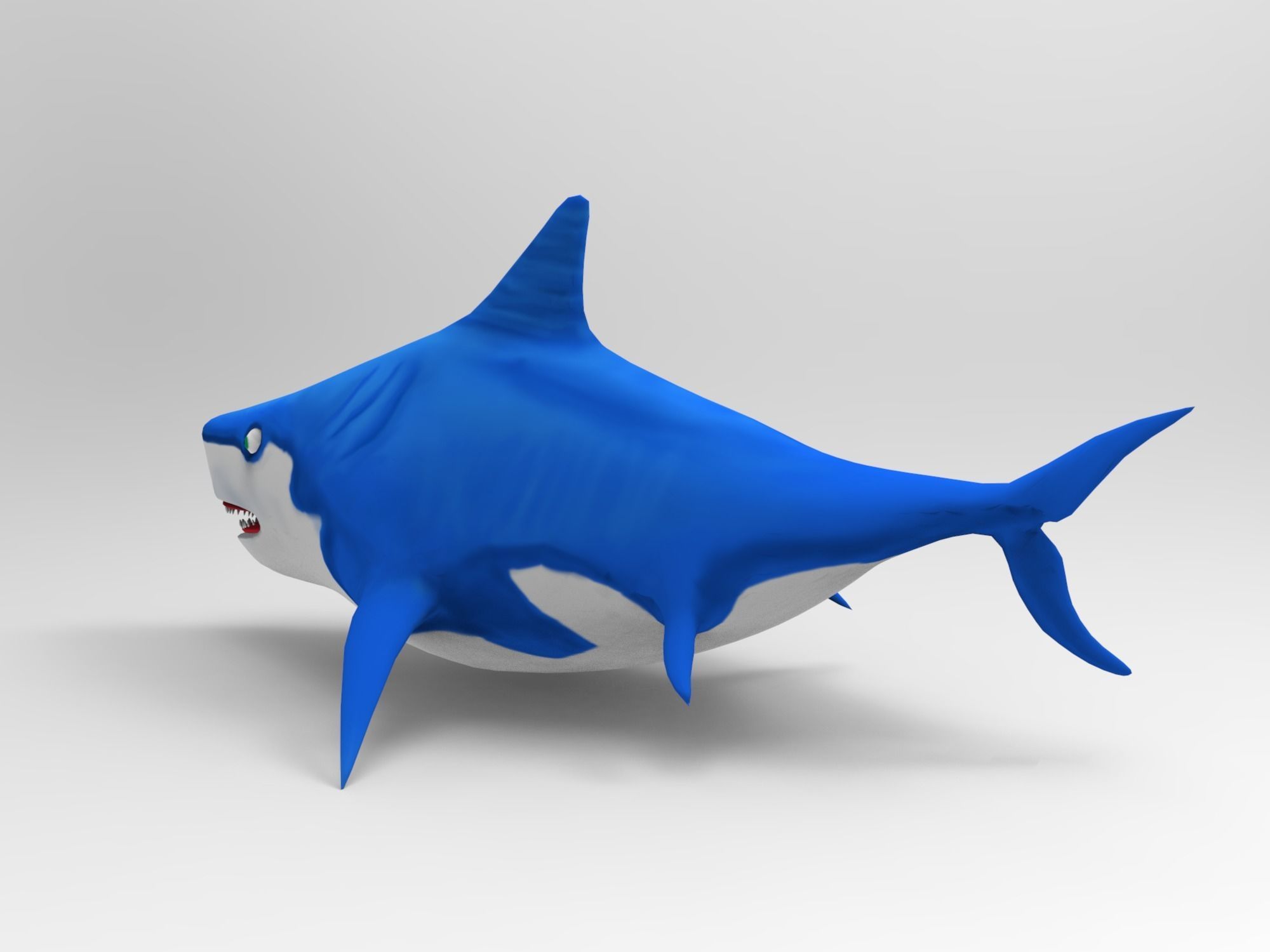 Shark Pack Low-poly 3D model_2