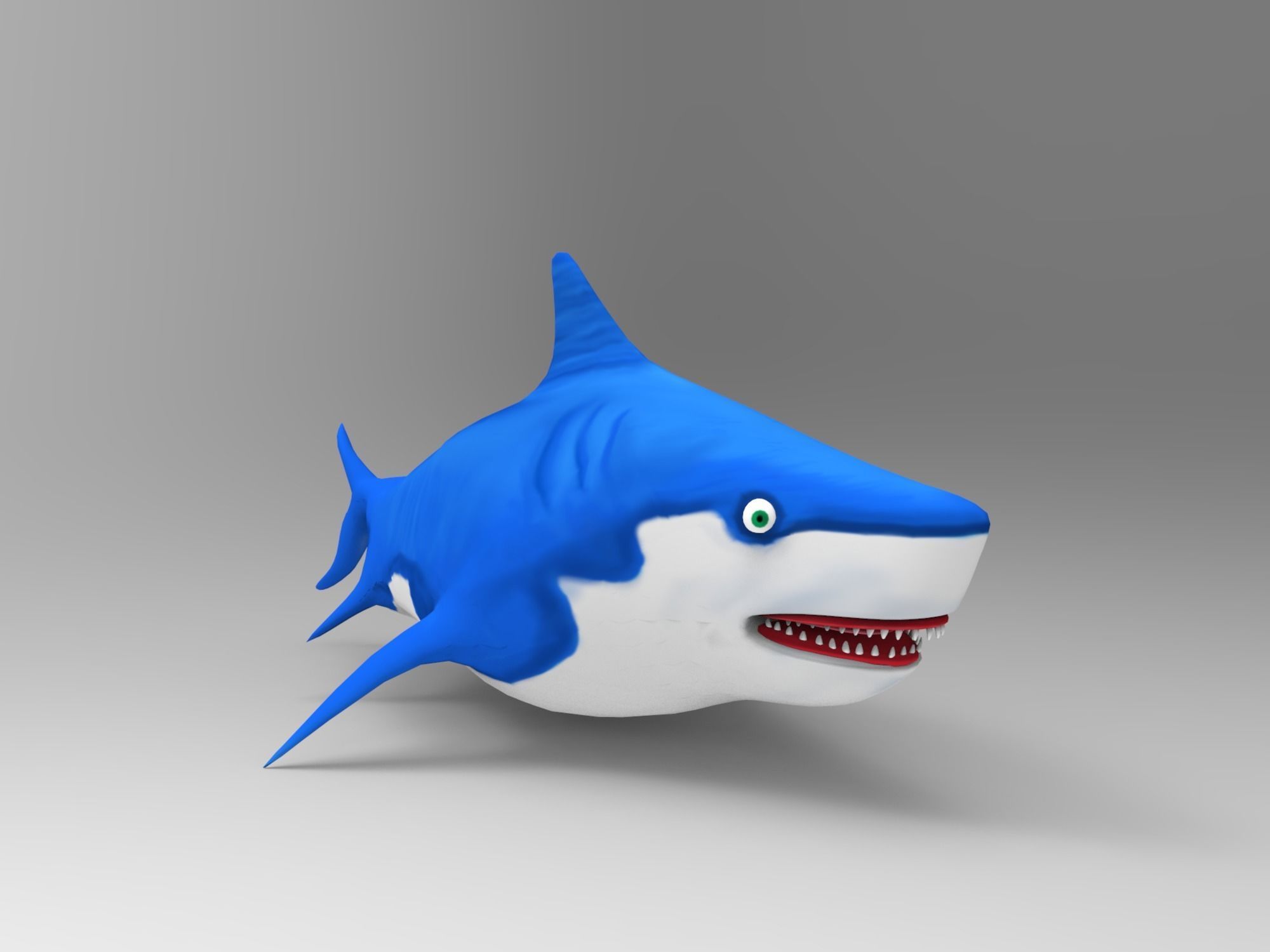 Shark Pack Low-poly 3D model_6