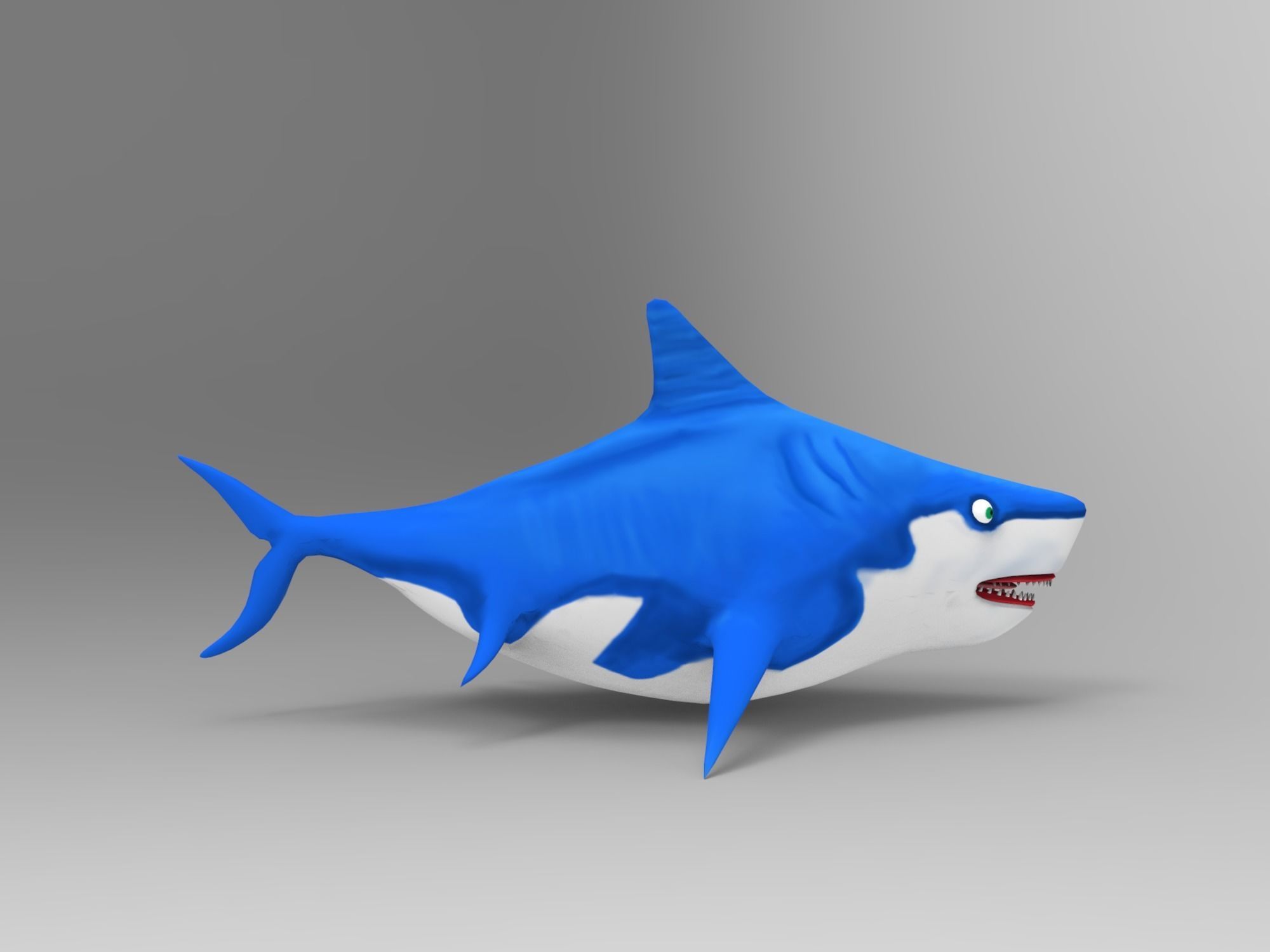 Shark Pack Low-poly 3D model_5