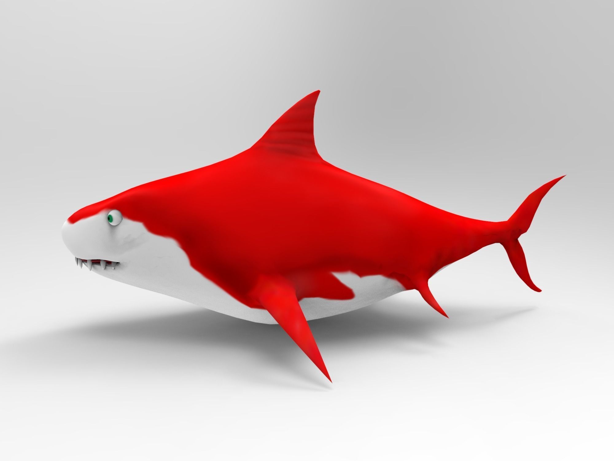 Shark Pack Low-poly 3D model_11