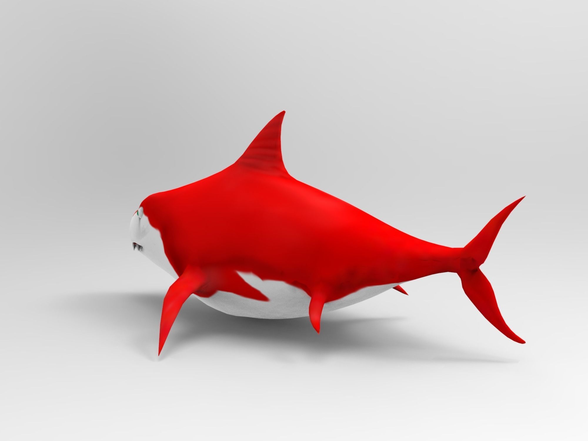 Shark Pack Low-poly 3D model_12