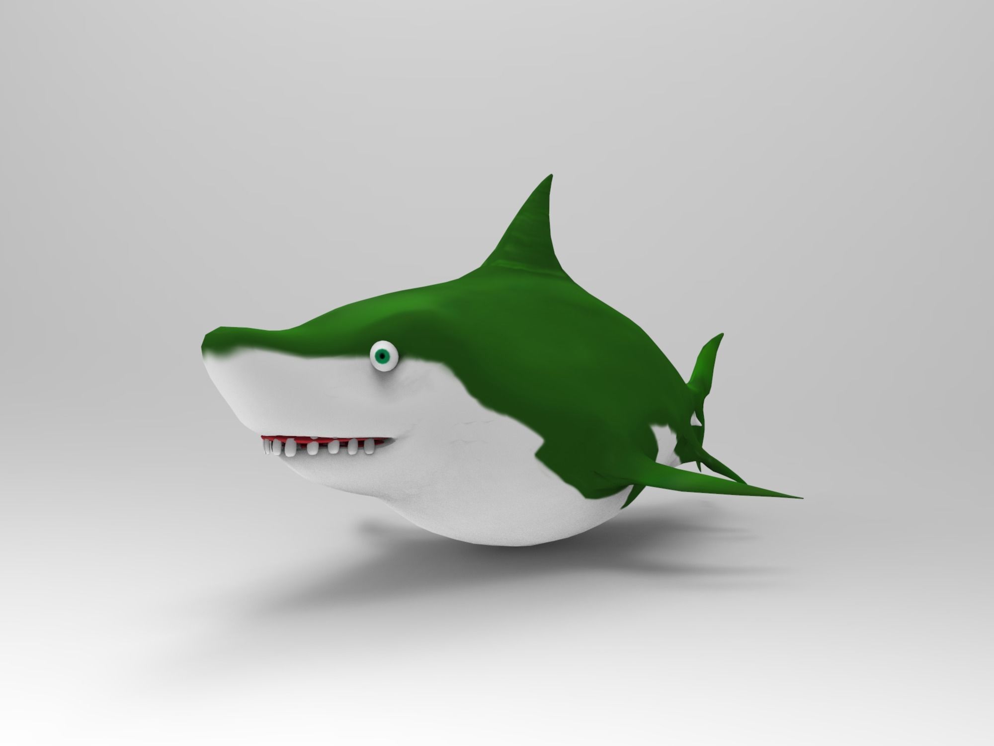 Shark Pack Low-poly 3D model_19