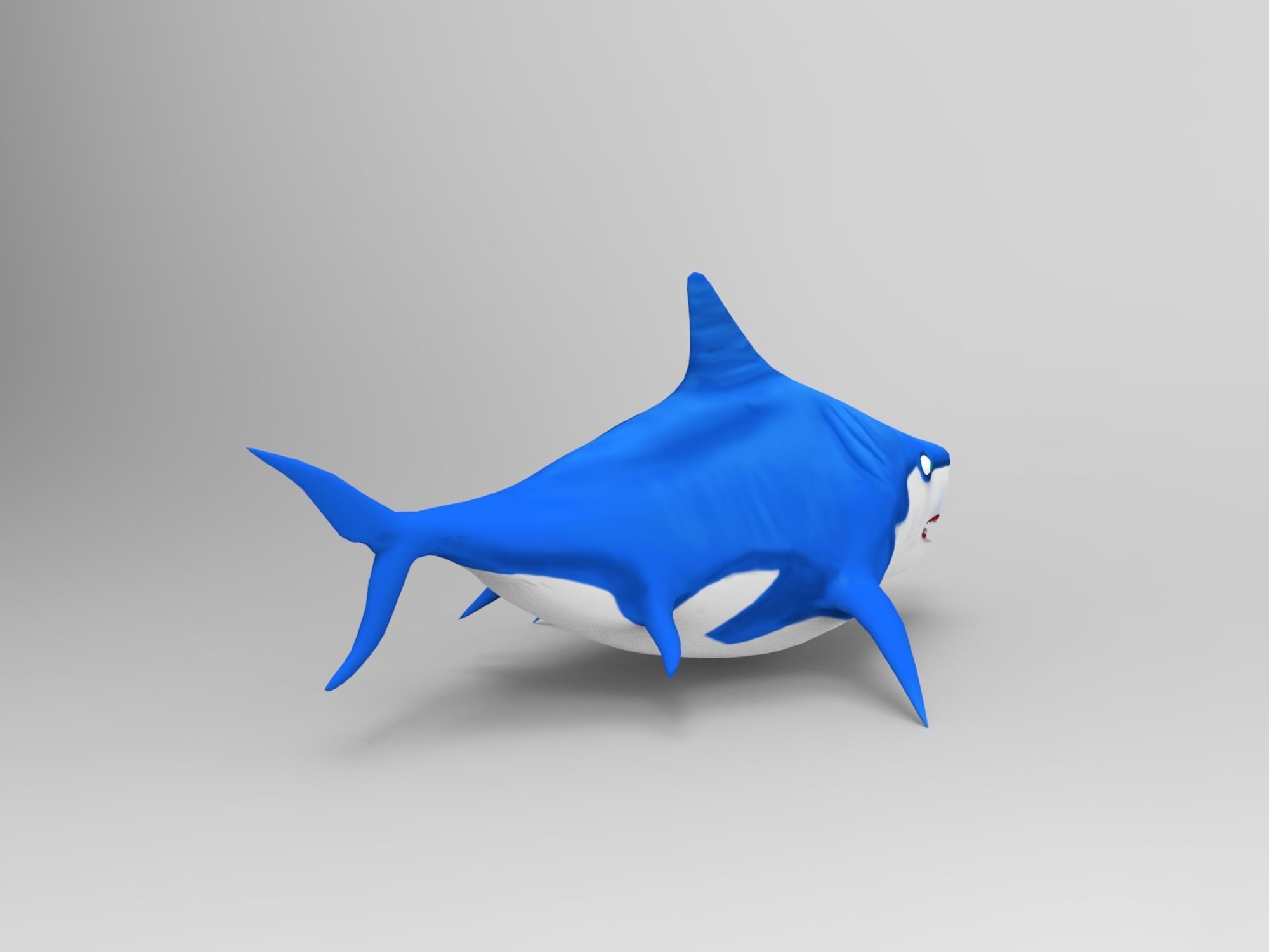 Shark Pack Low-poly 3D model_4