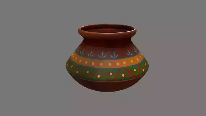 VesselE Stylized Low-poly 3D model