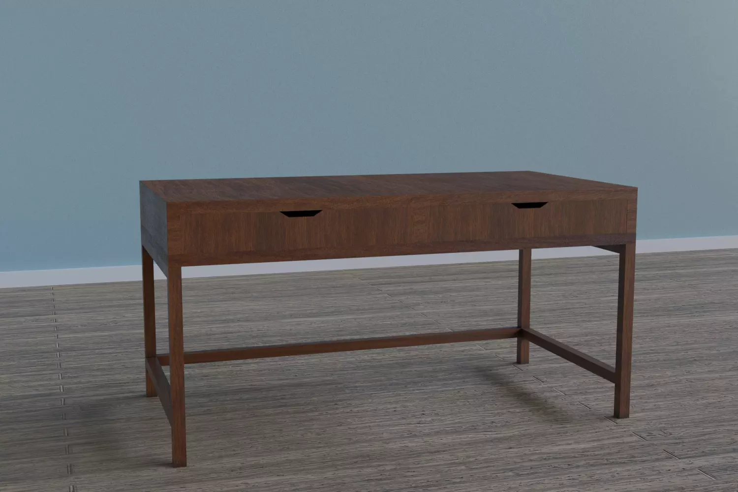 Work Desk IKEA INSPIRED TABLE 3D model