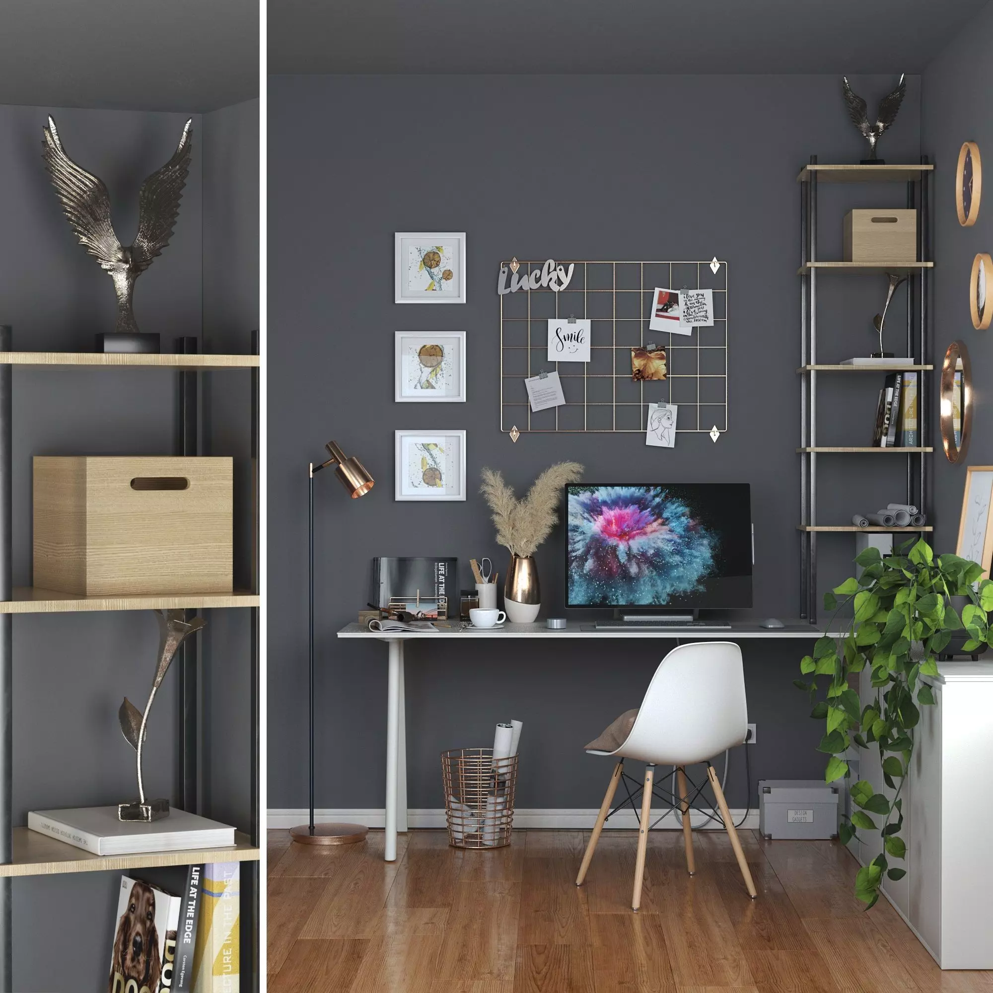 set01 Office 3D model
