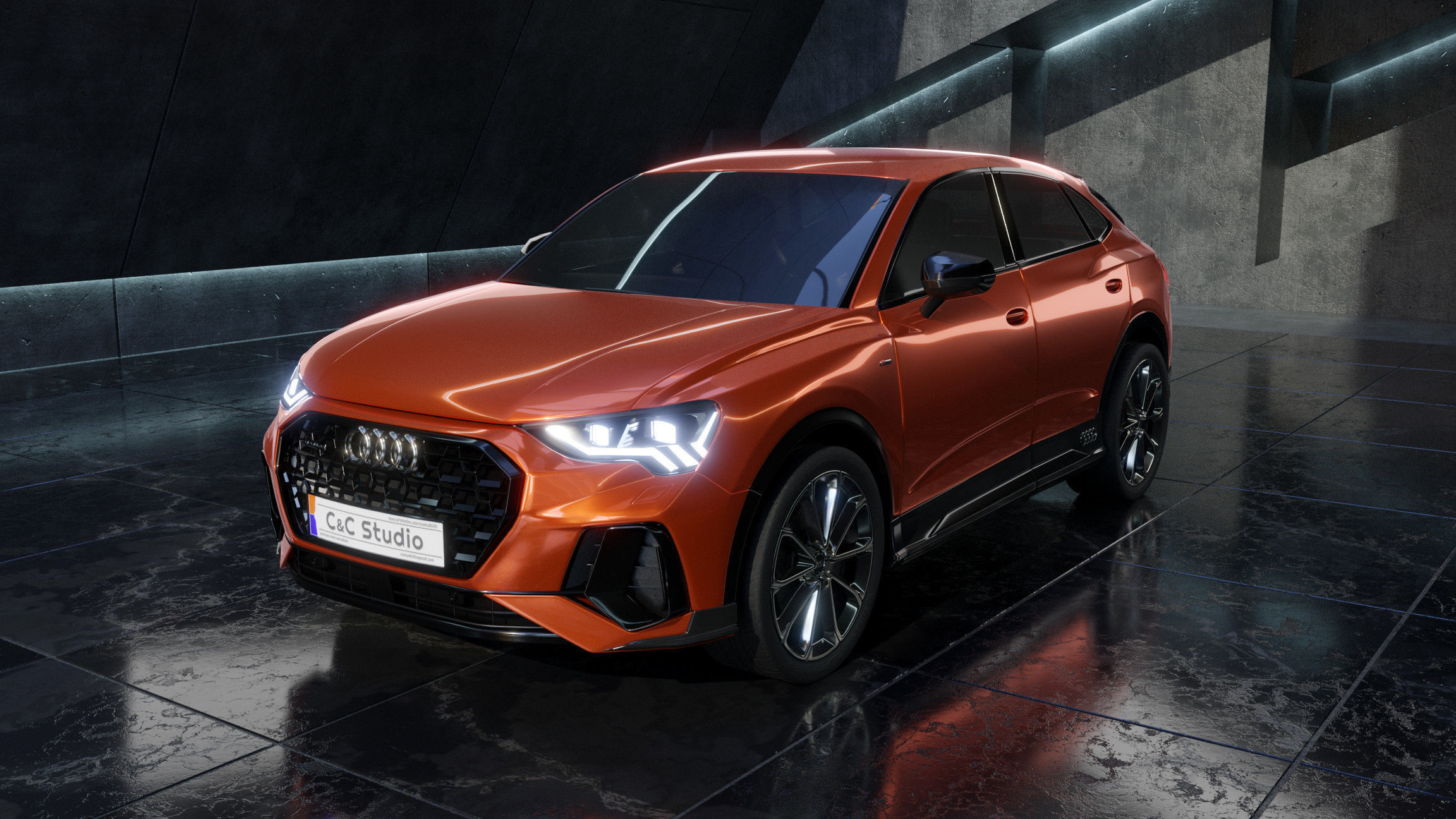 2020 Audi Q3 Sportback 3D model_3