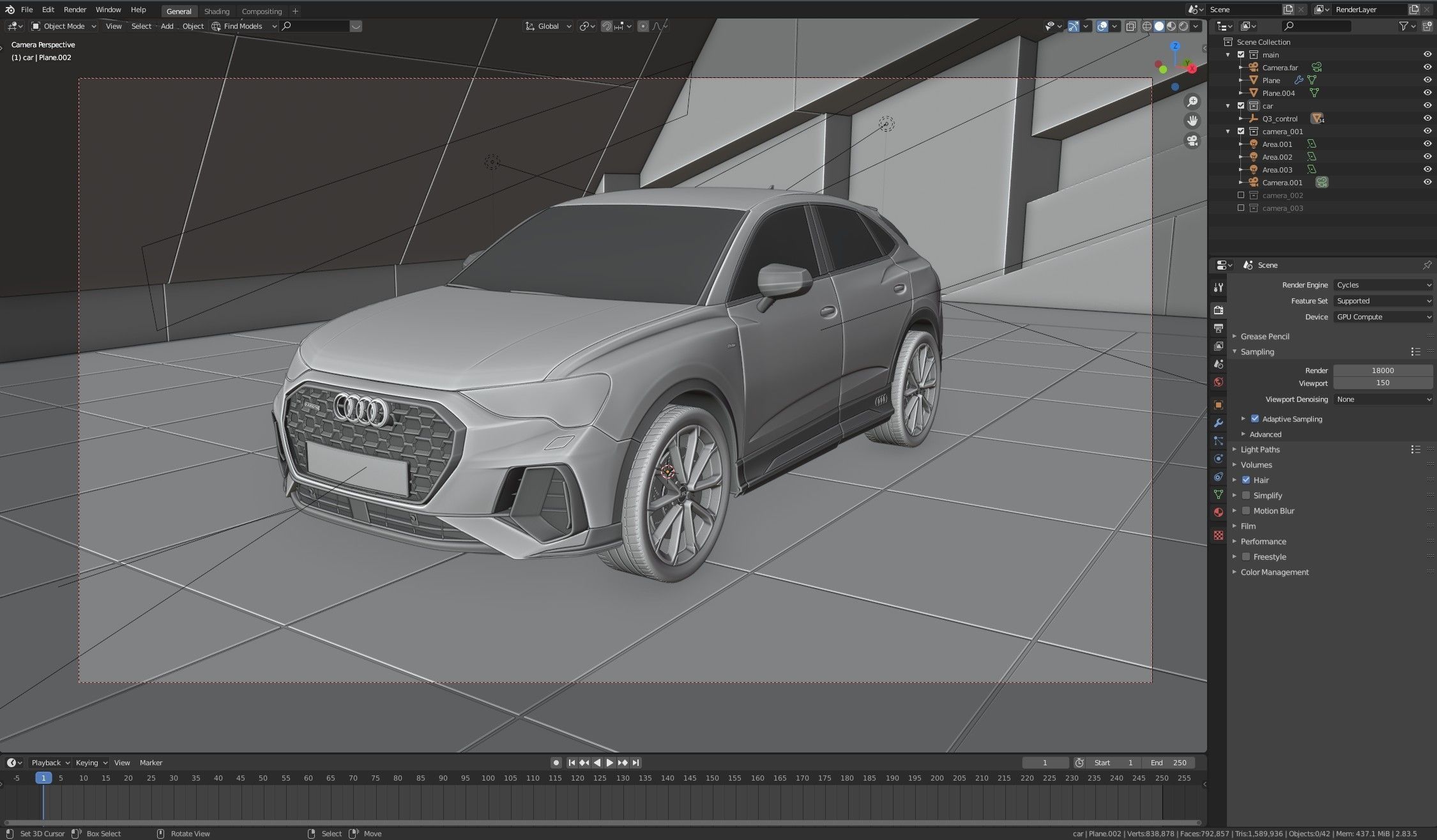 2020 Audi Q3 Sportback 3D model_7