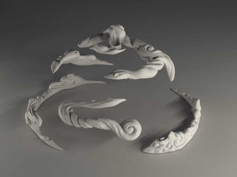 3D Printable Rayquaza Pokemon 3D print model_7