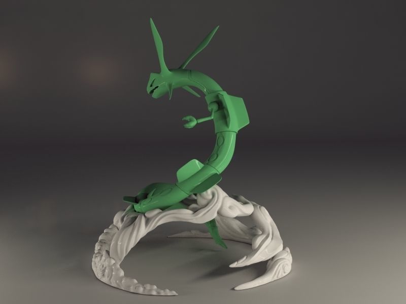 3D Printable Rayquaza Pokemon 3D print model_5