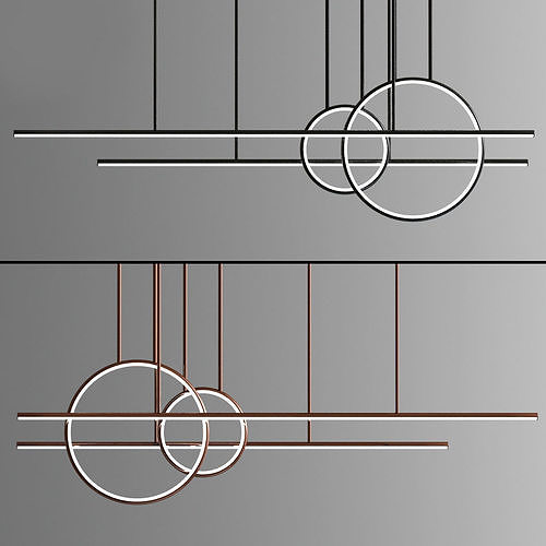 Chute Calypso Linear Suspension 02 3D model