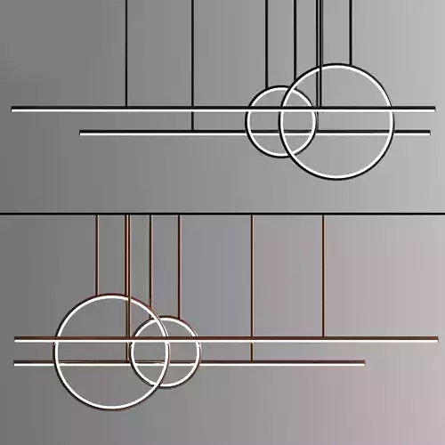 Chute Calypso Linear Suspension 02 3D model