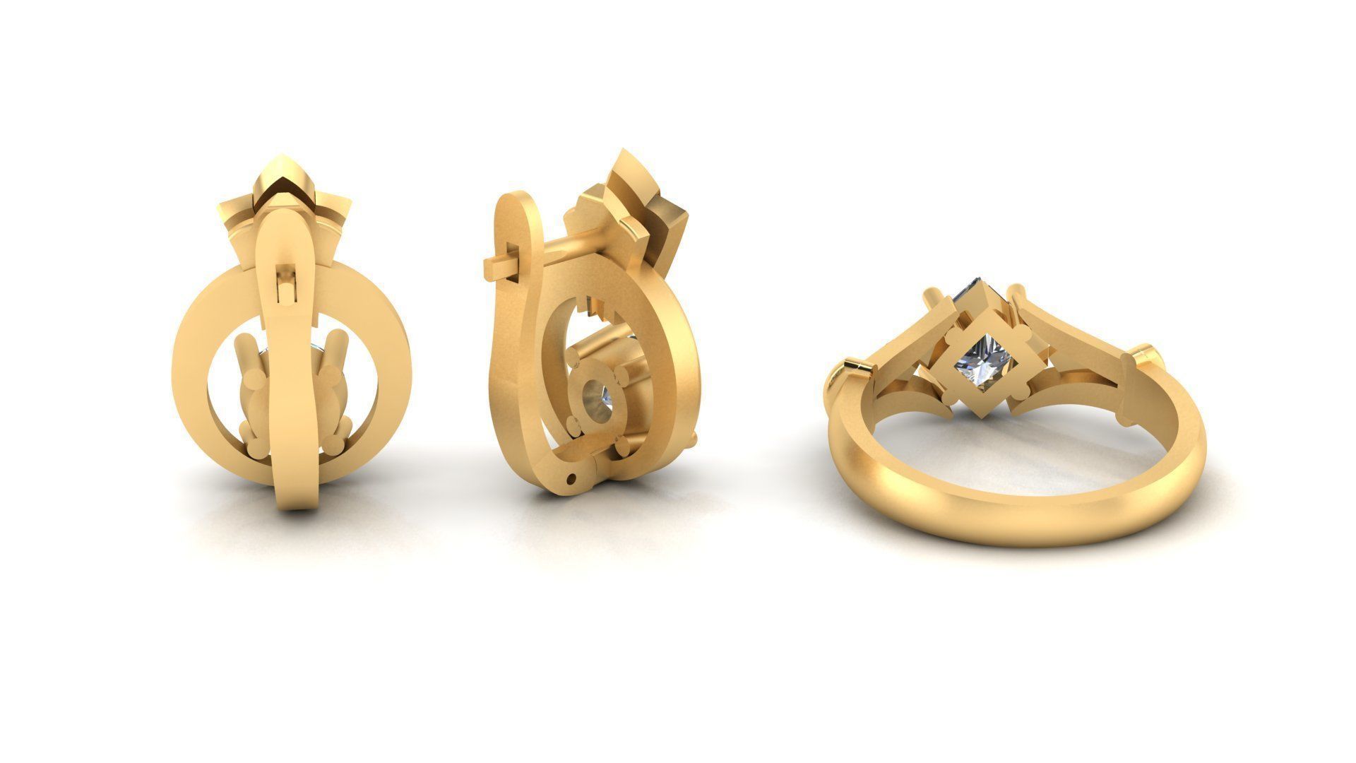 classic Headset 3D print model_3