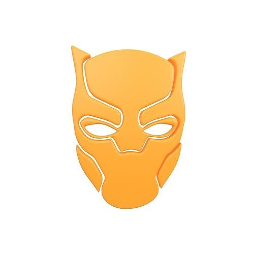 Black Panther Symbol V1 004 Low-poly 3D model