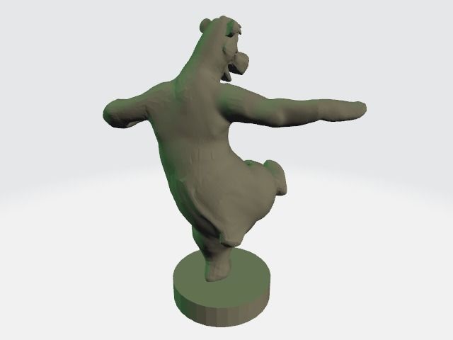 BALOO bear 3D print model_3