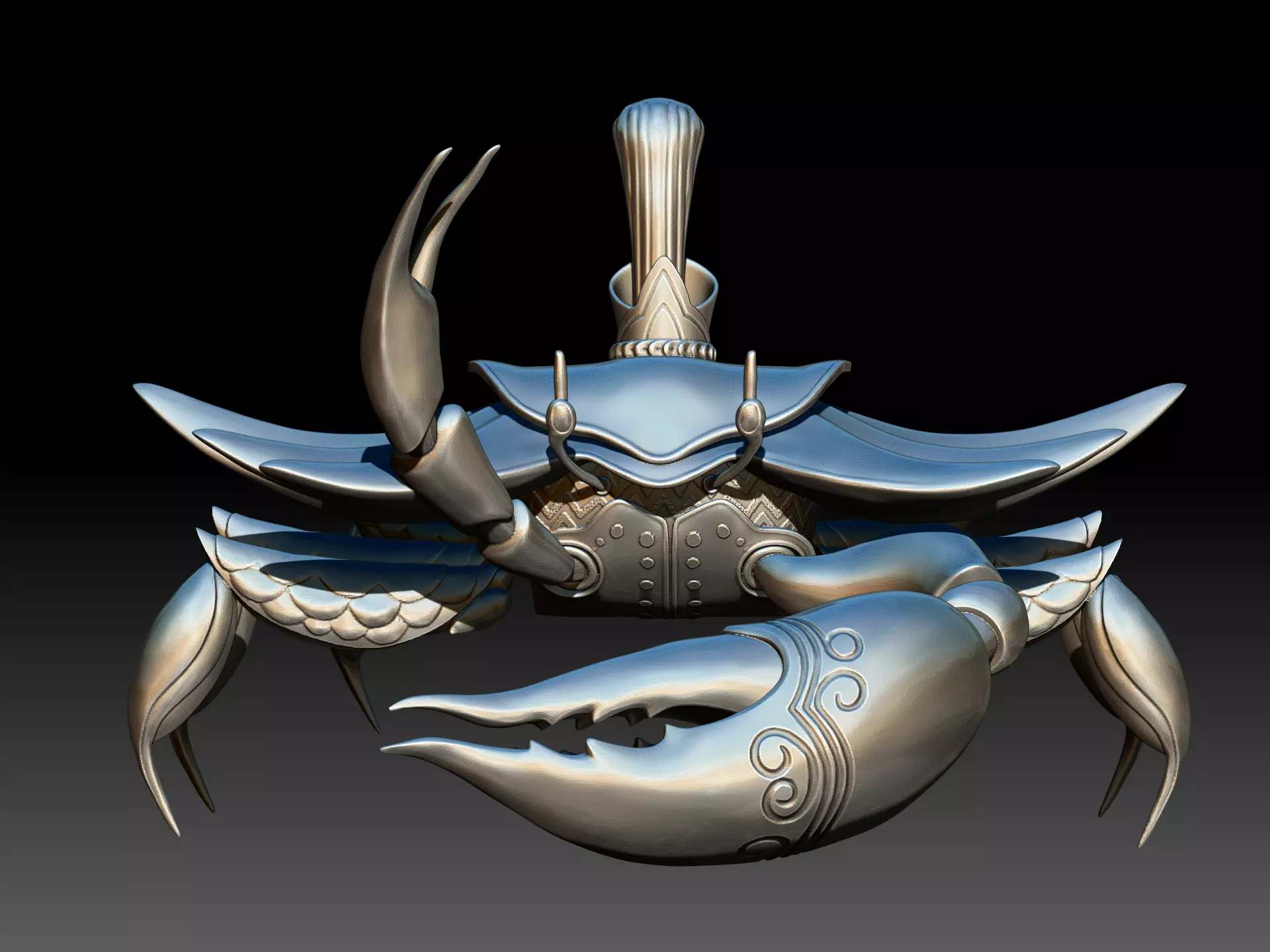 Fantasy Crab  3D print model_0