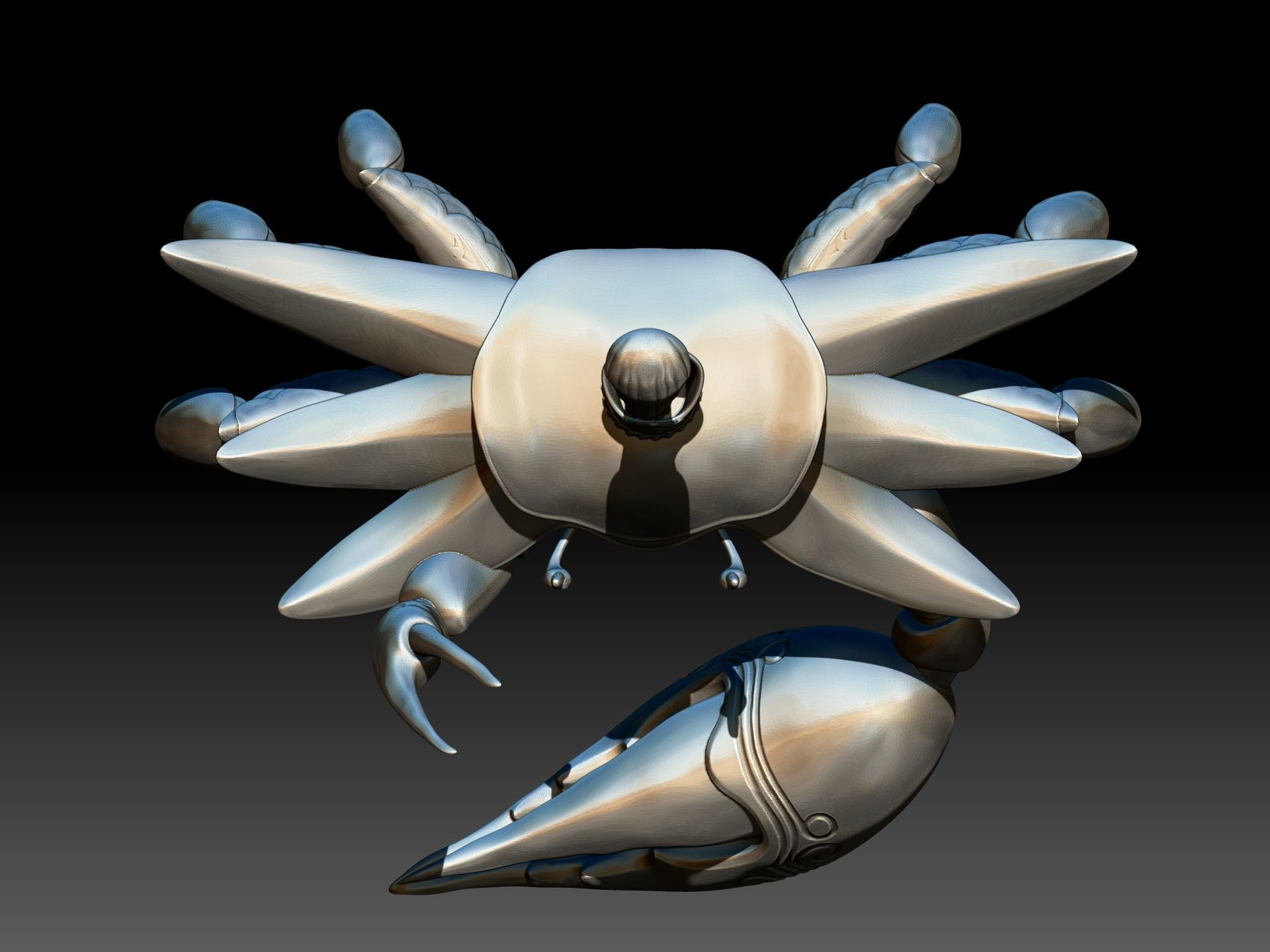 Fantasy Crab  3D print model_8