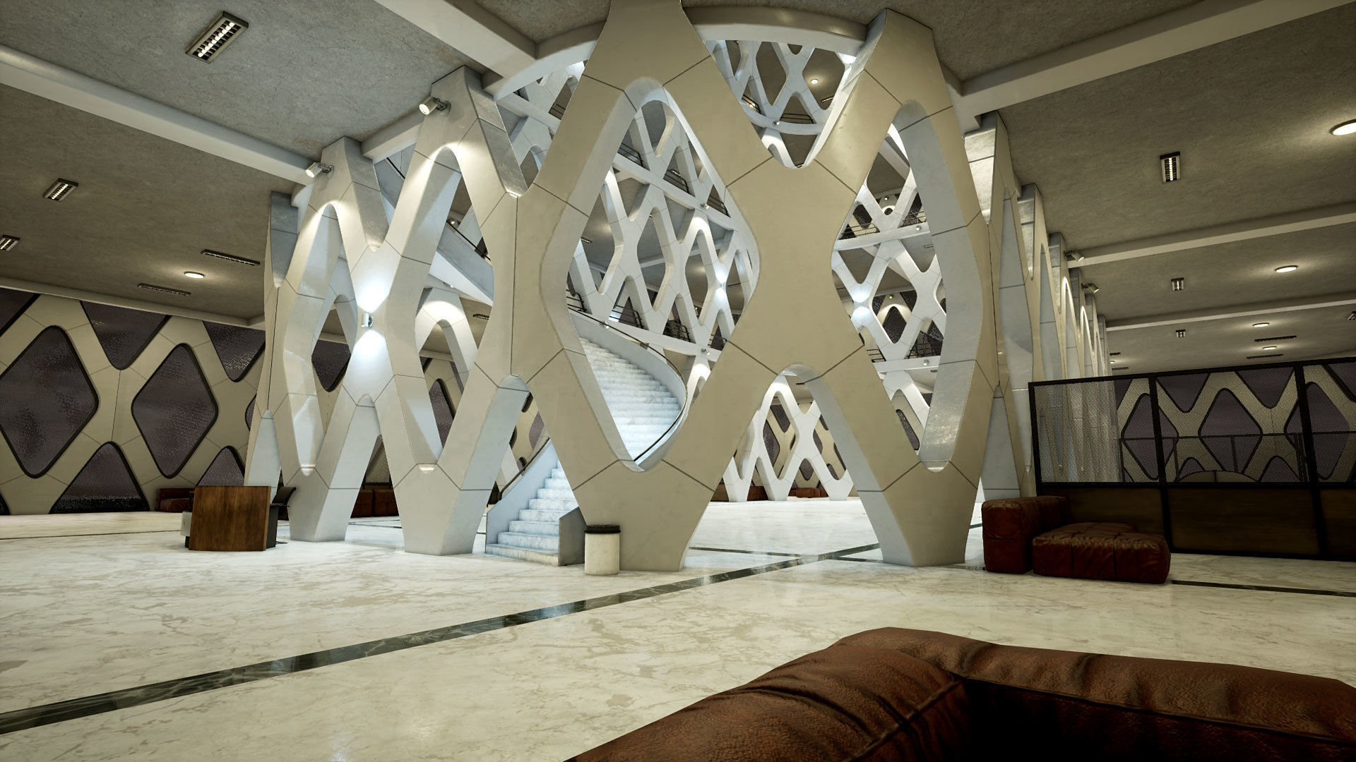 Industrial Office 03 Low-poly 3D model_2