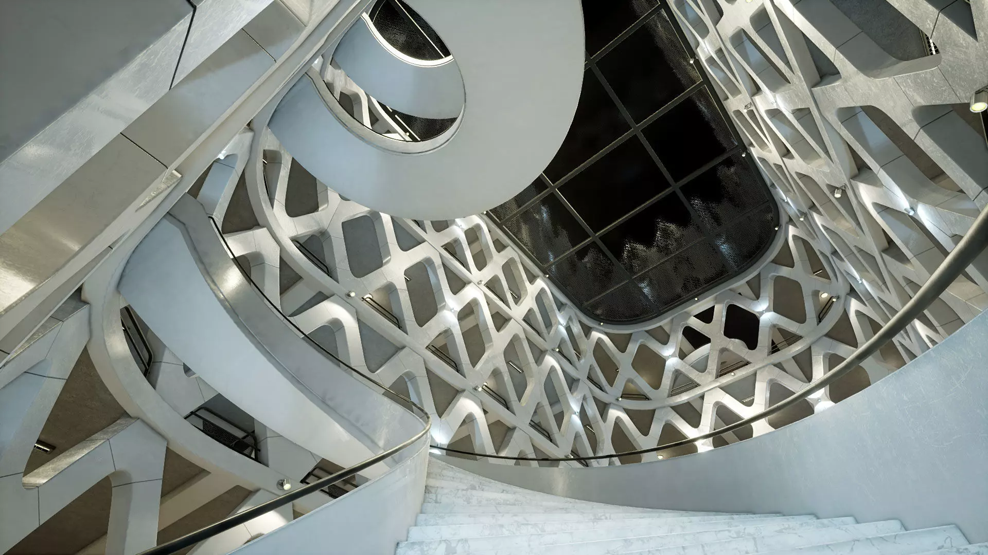 Industrial Office 03 Low-poly 3D model_0