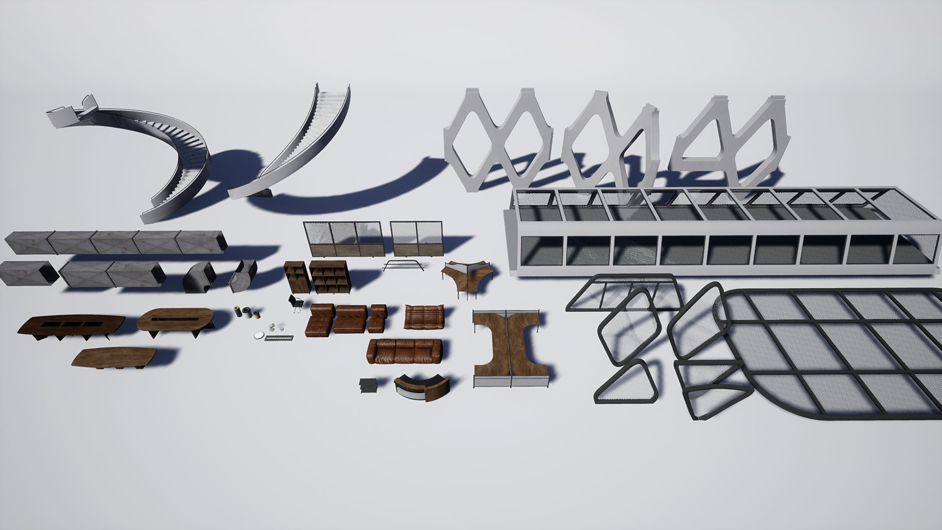 Industrial Office 03 Low-poly 3D model_14