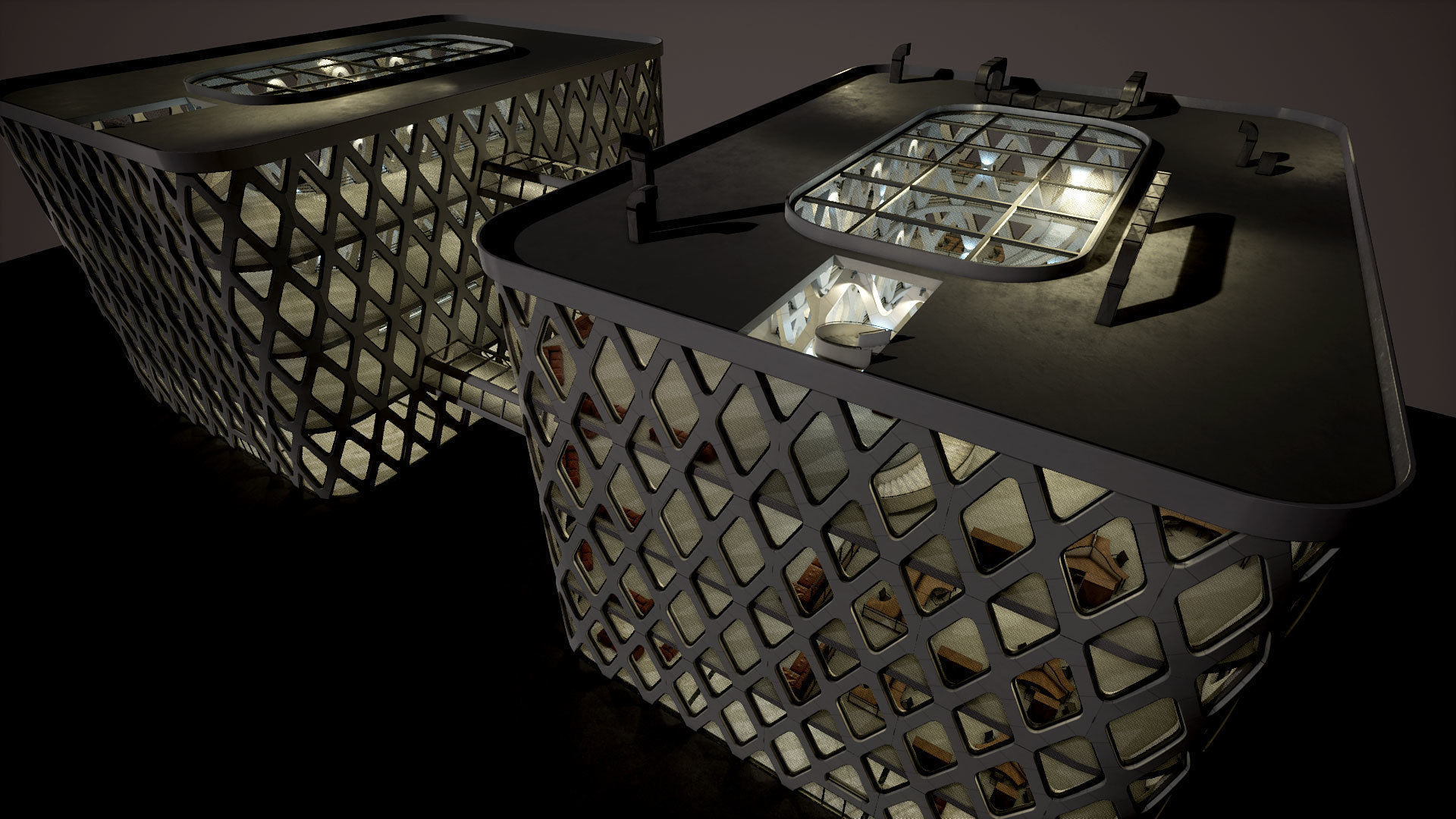 Industrial Office 03 Low-poly 3D model_11