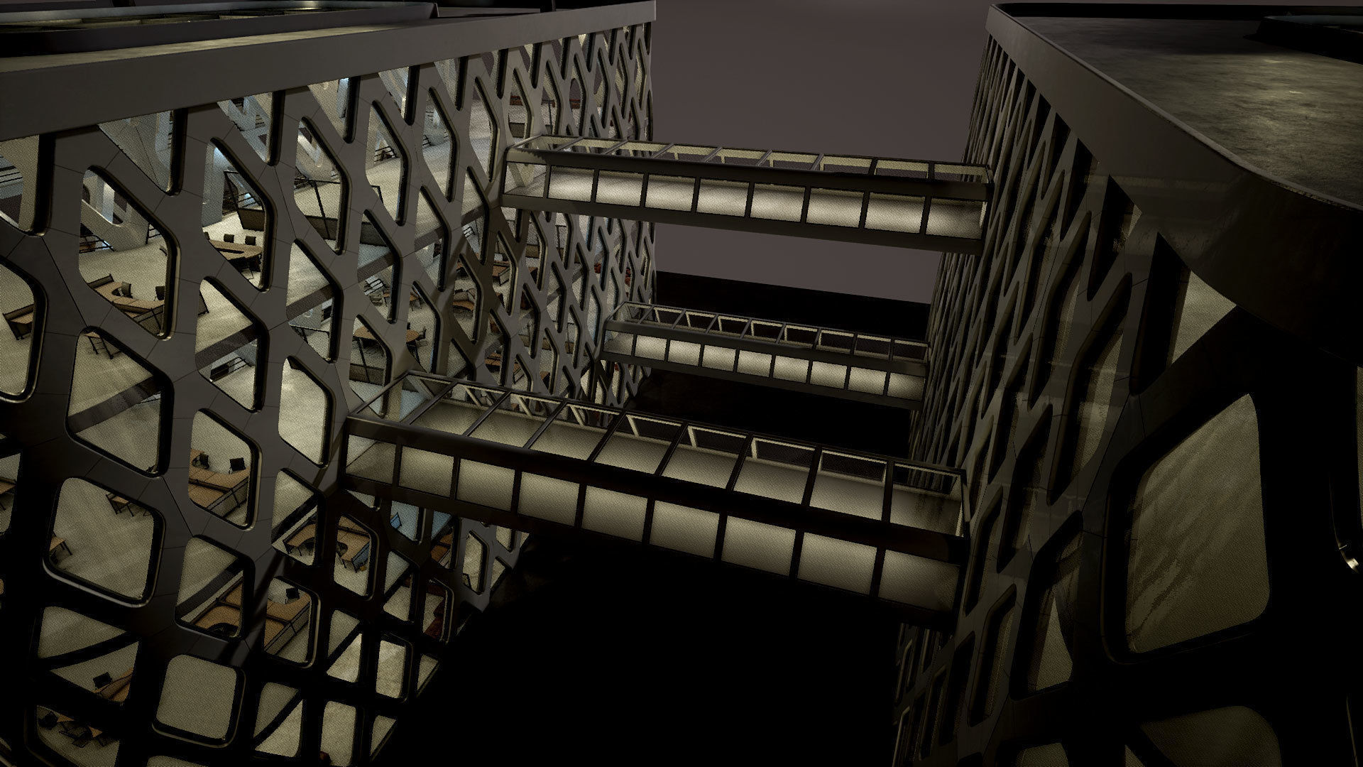 Industrial Office 03 Low-poly 3D model_12