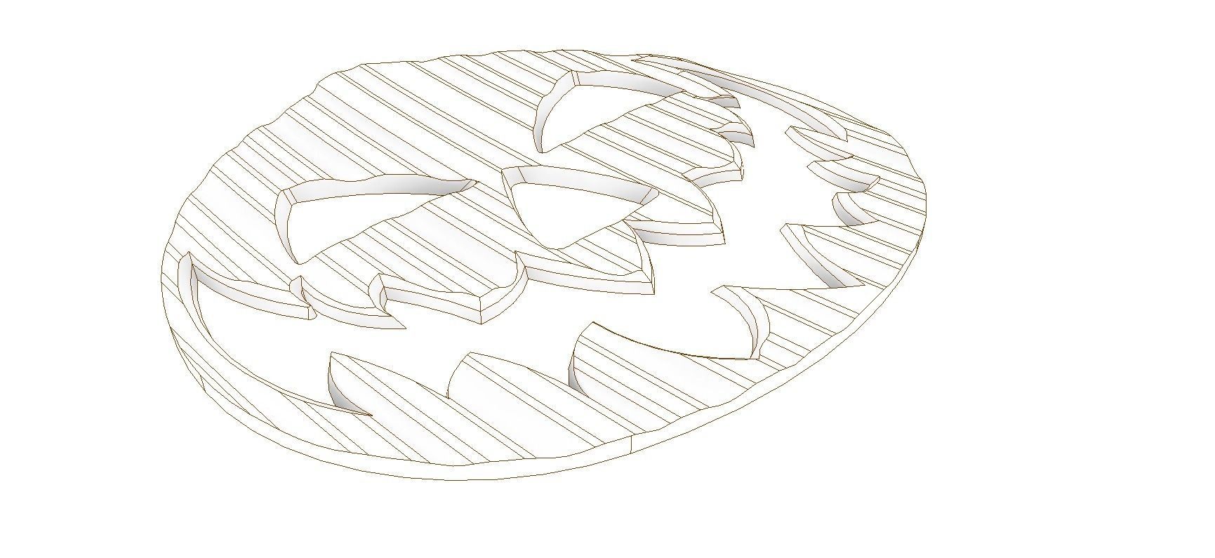 Drink coaster - Halloween pumpkin 3D print model 3D print model_1